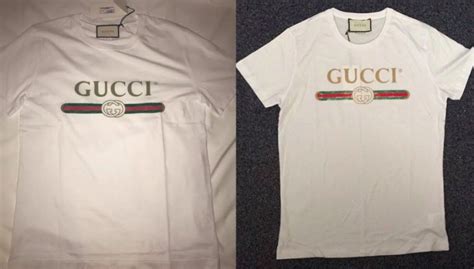 hoe herken je echte gucci schoenen|gucci t shirt herkennen.